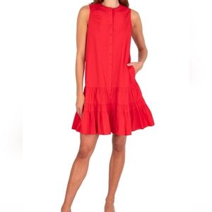 Joie Limited Edition Ladies Sleeveless Button Tiered Mini Dress 💃